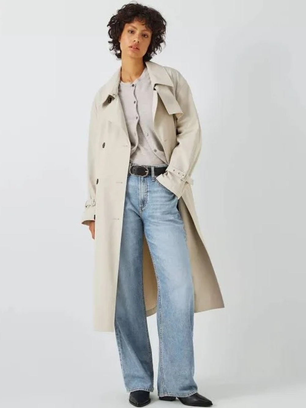 Rag & Bone Women's Featherweight Logan Wide Leg Jeans